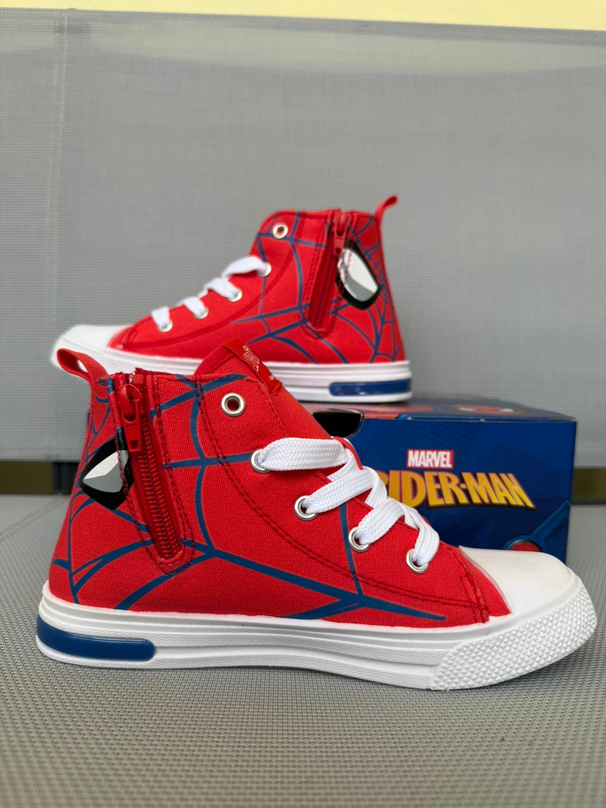 Sneakers alte Spiderman con luci LED